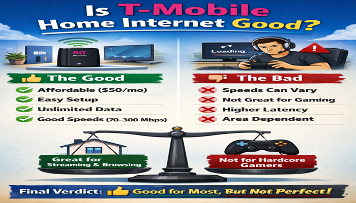 is t mobile home internet good