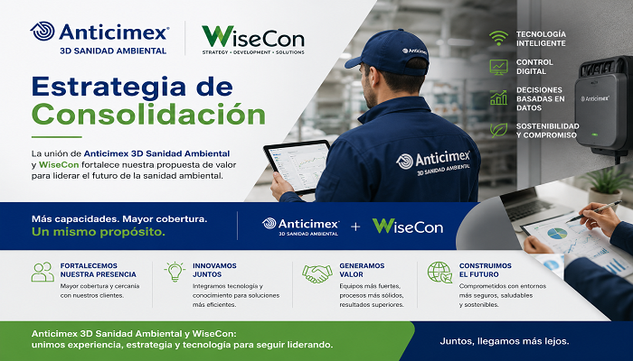 Anticimex 3D Sanidad Ambiental / WiseCon Estrategia de Consolidación